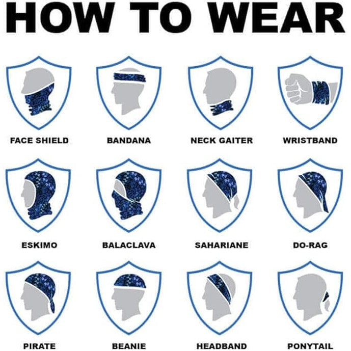 how to wear SA neck tube