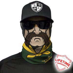 man wearing SA Sherriff necktube