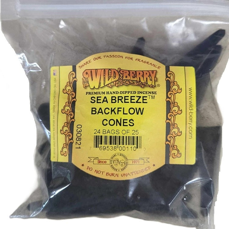 Sea Breeze Wild Berry Incense Backflow Cones