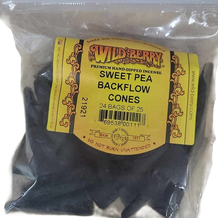 Sweet Pea Wild Berry Incense Backflow Cones