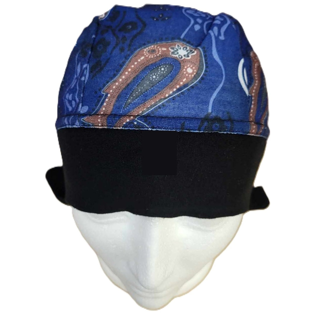 Schampa Stretch Z-Wrap Skull Cap Doo Rag top view