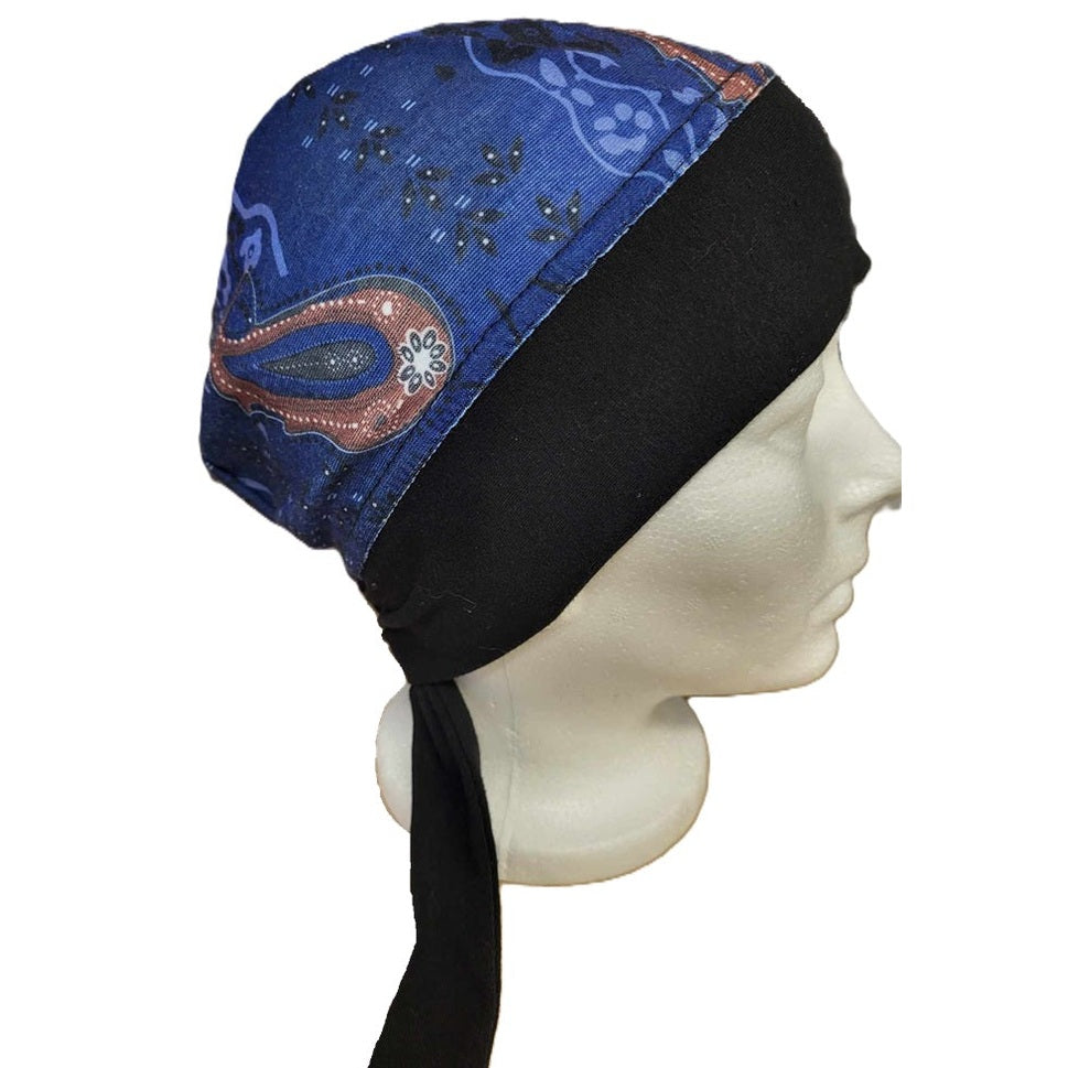 Schampa Stretch Z-Wrap Skull Cap Doo Rag right side view