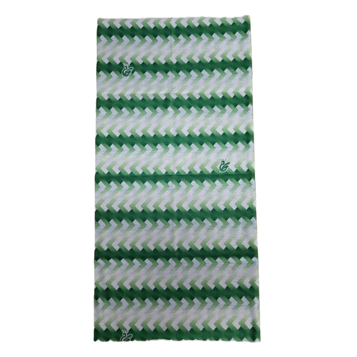 Seemless Neck Tube-Green Chevron