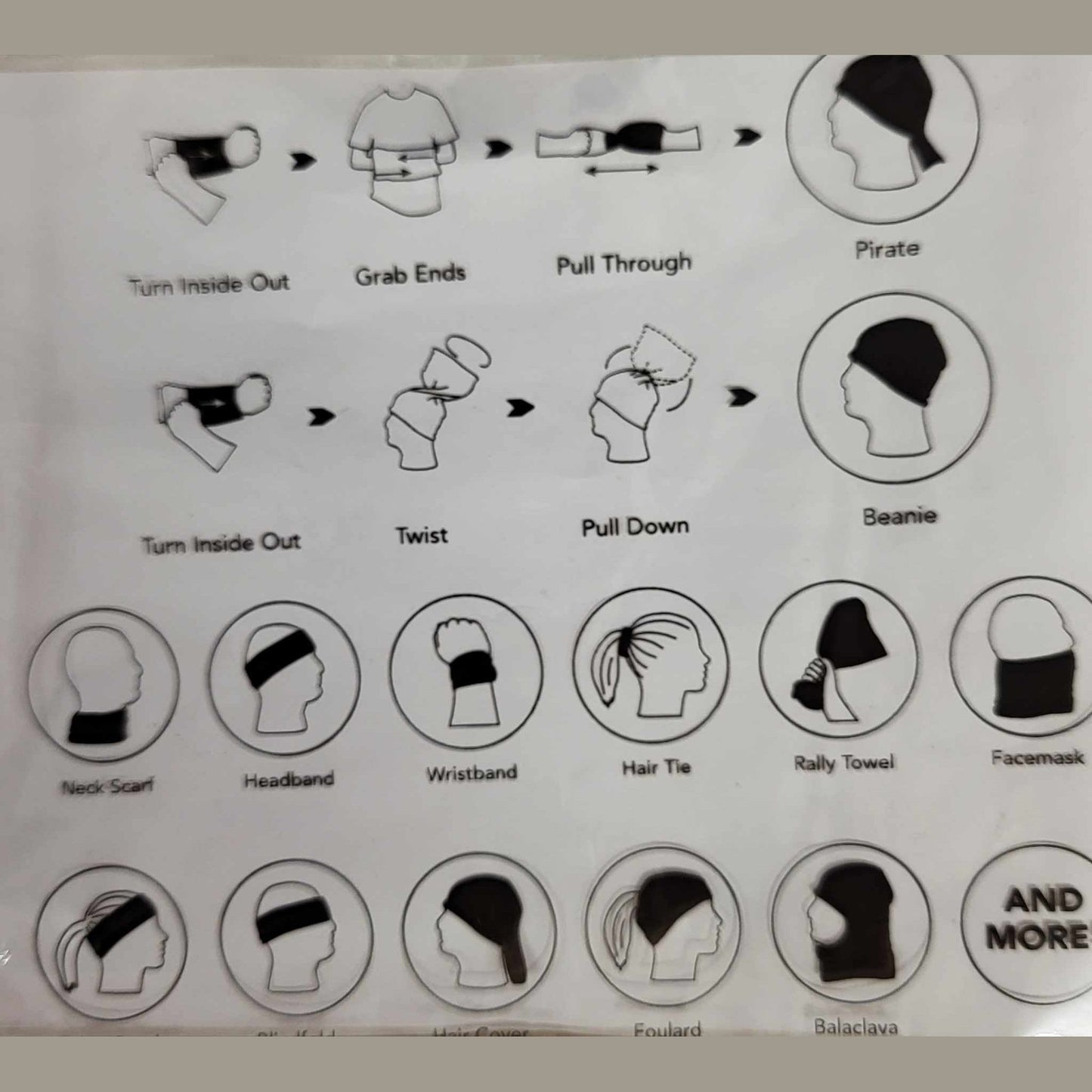 Seemless Neck Tube ways to use