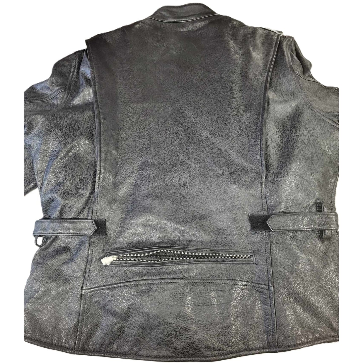Cruiser by Sofari Ladies Euro Collar Leather Motorcycle Jacket
back view