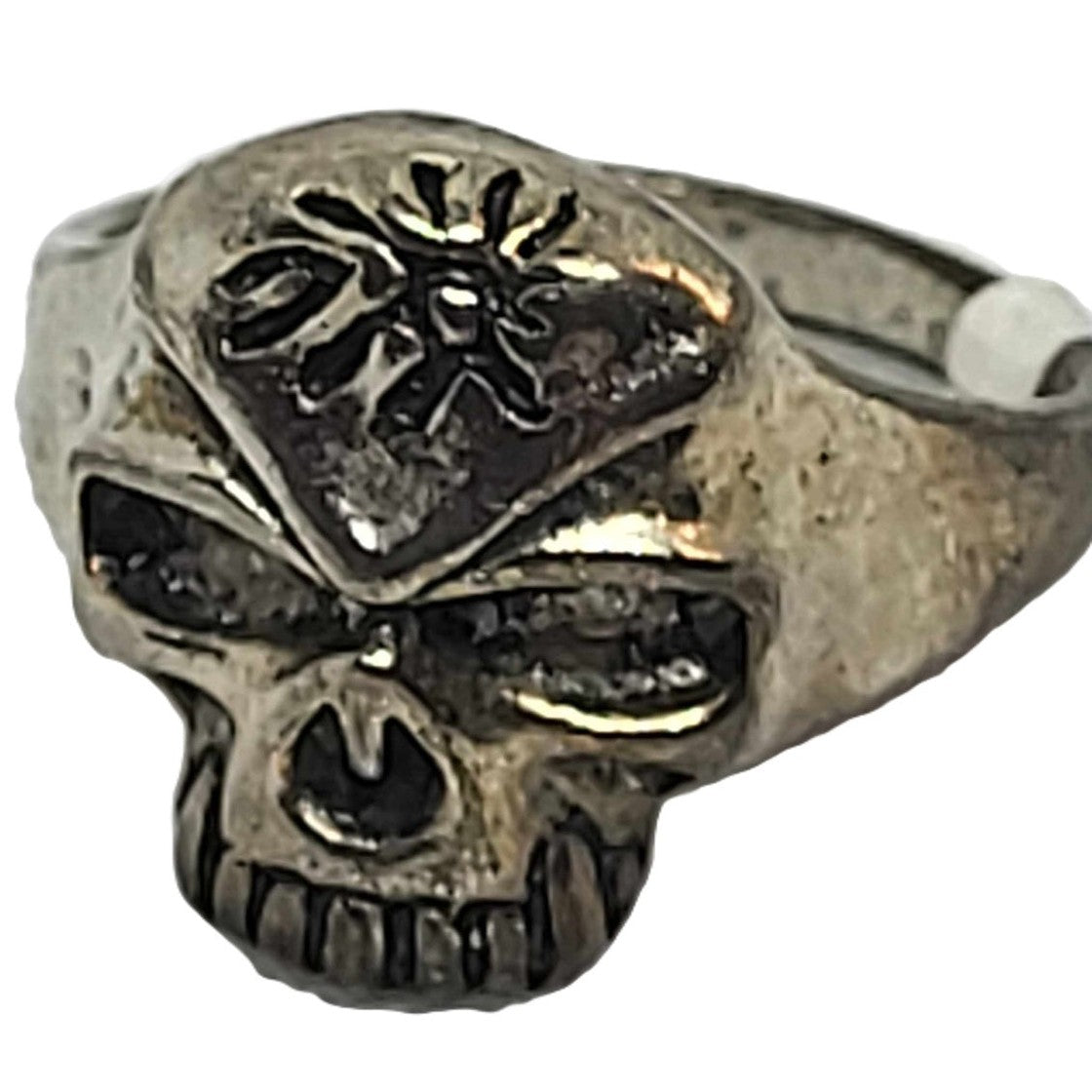 Steel Skull Ring