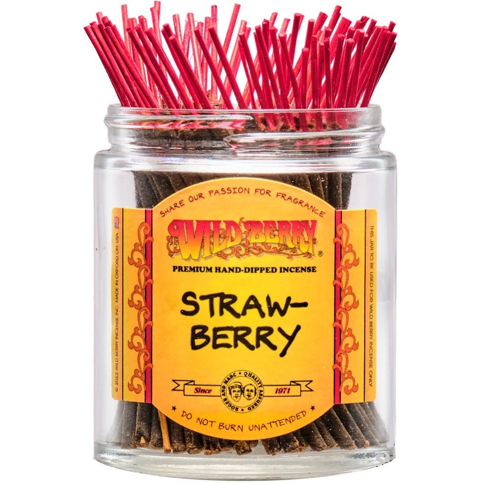 Strawberry scent Wild Berry "Shortie" incense 4" sticks