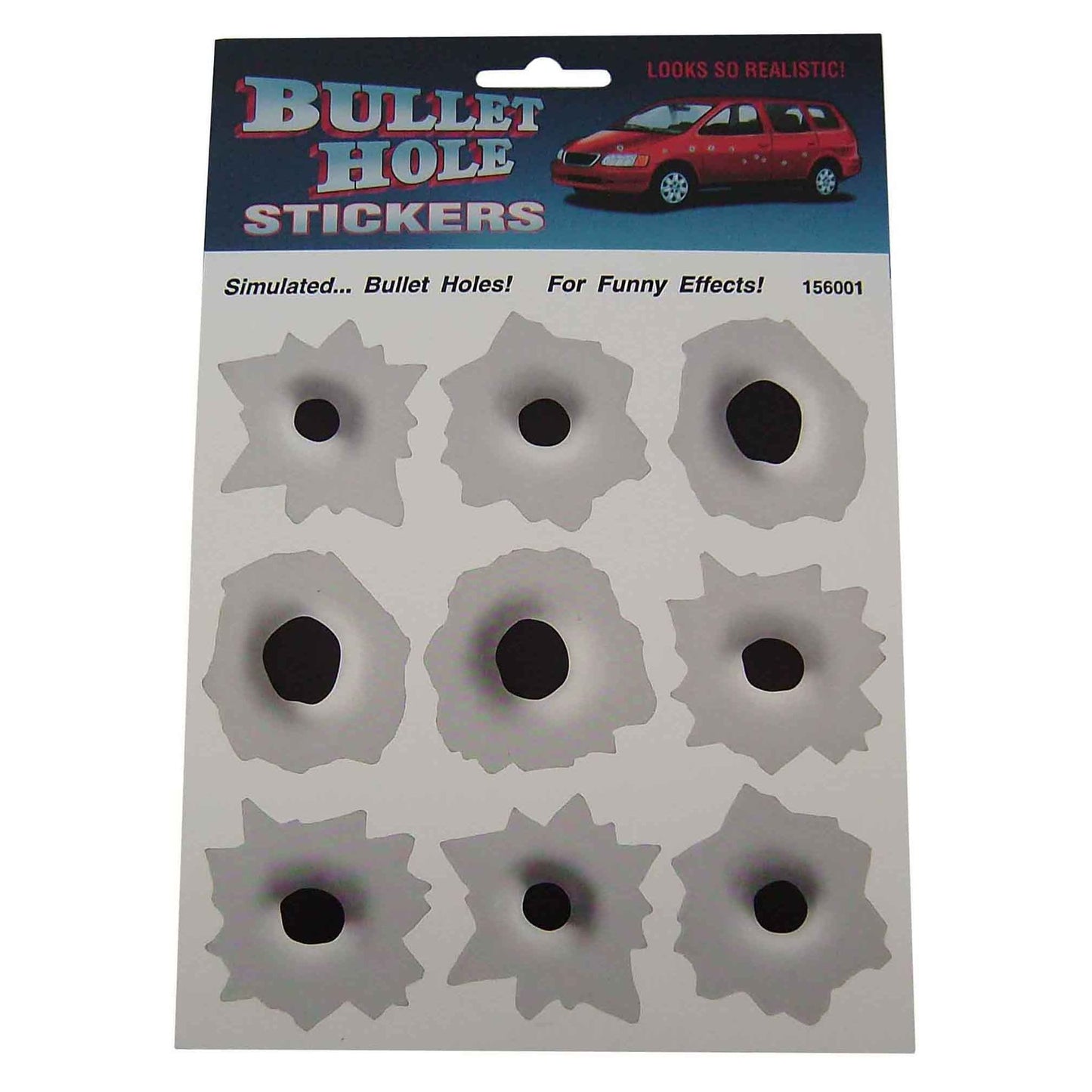 UPIKIT bullet hole decals for vehicles