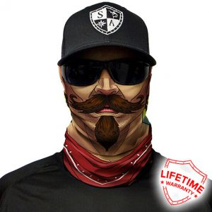 man wearing SA Western necktube