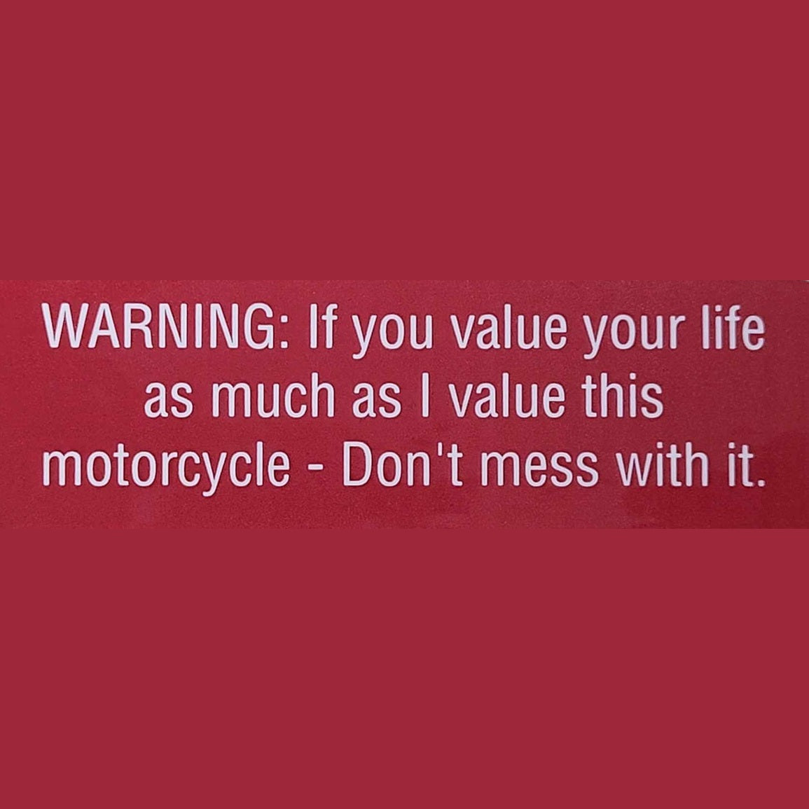 Helmet Decal or Sticker Quote