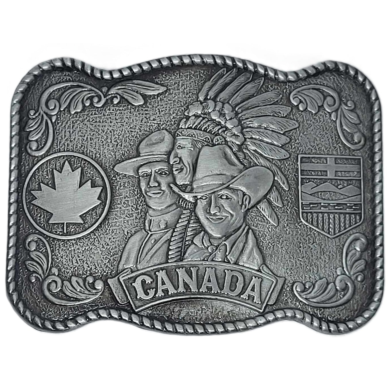 Western Heritage Souvenir Canada belt buckle Collectable