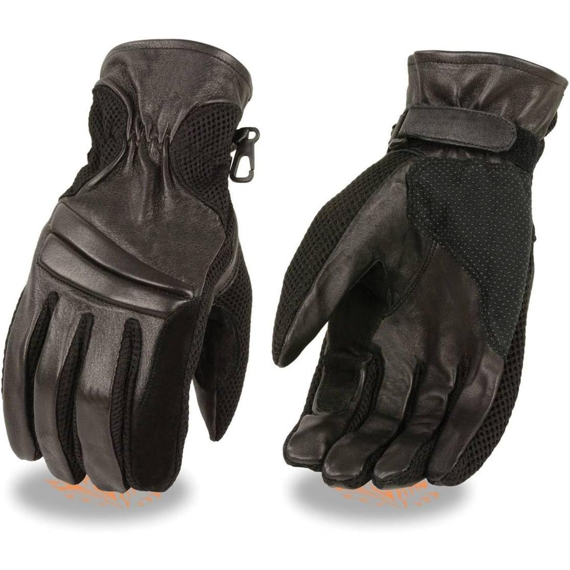 Picture of front and back of gloves