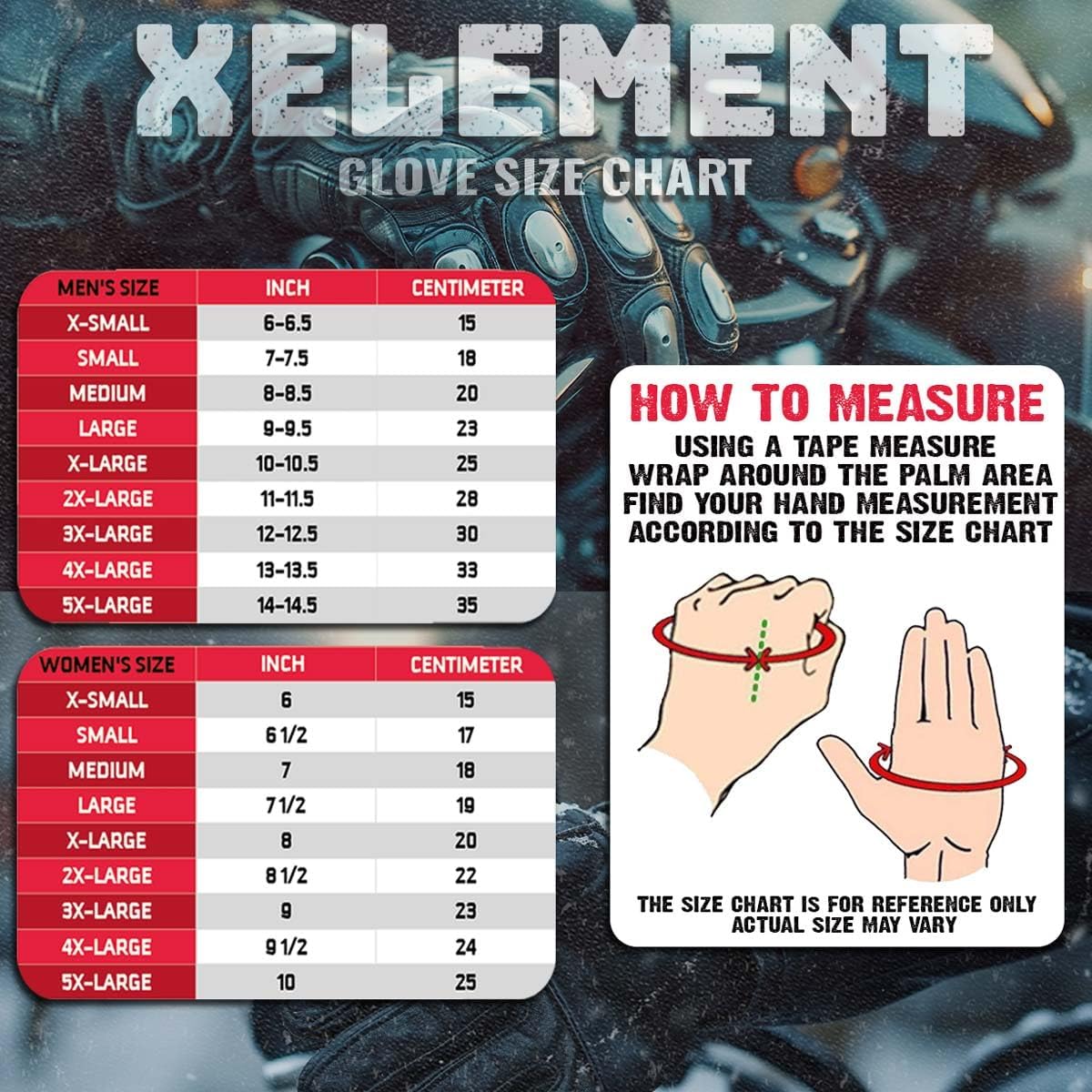how to measure for sizing