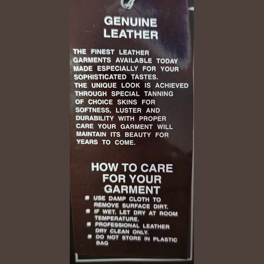 Xelement Clothing Tag back