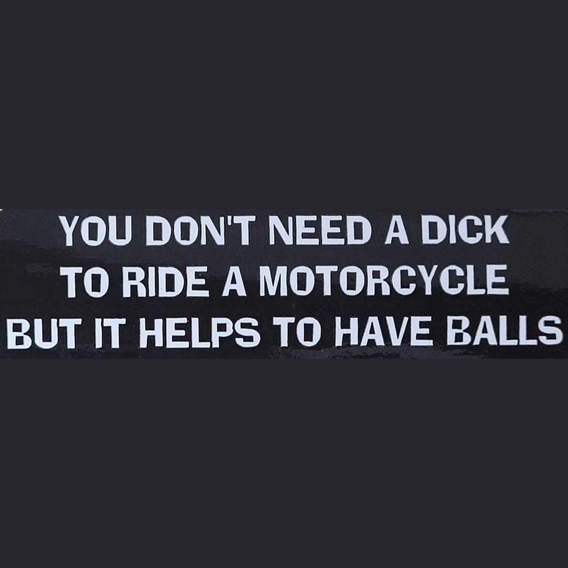 Helmet Decal or Sticker Quote