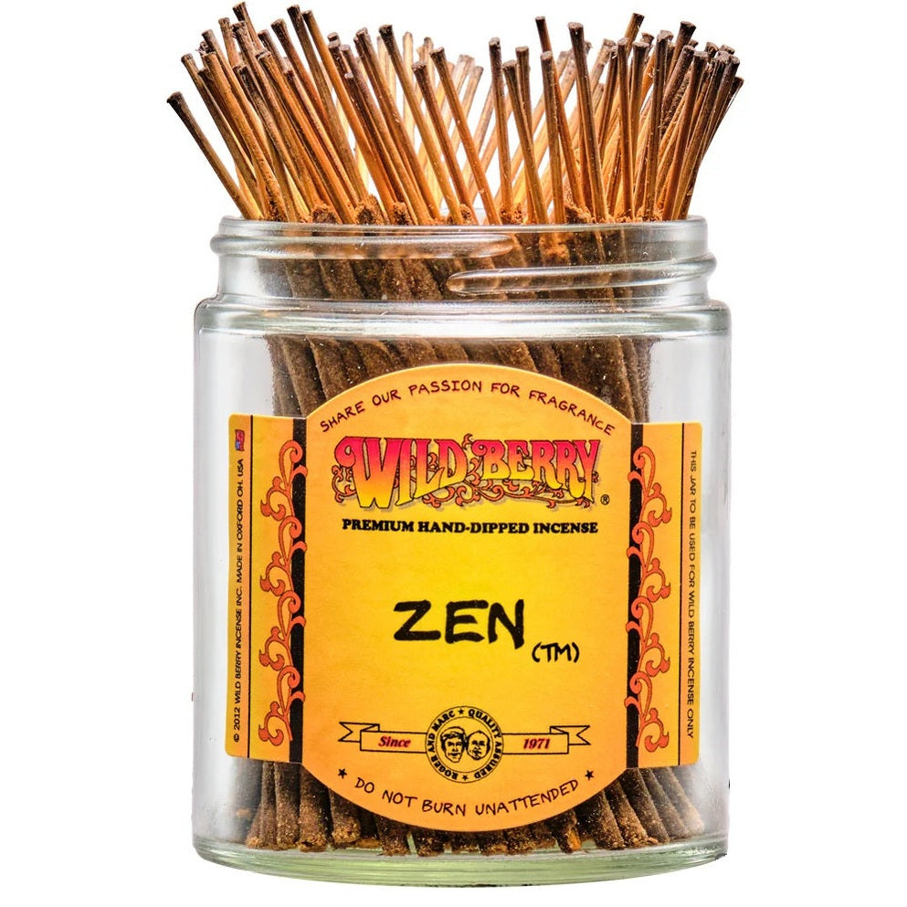 Zen scent Wild Berry "Shortie" incense 4" sticks