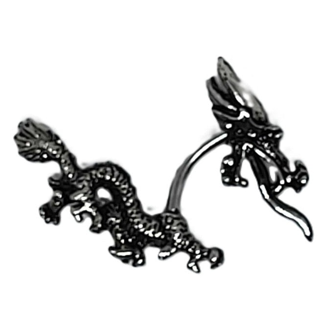 dancing dragon body jewelry for brow or belly button