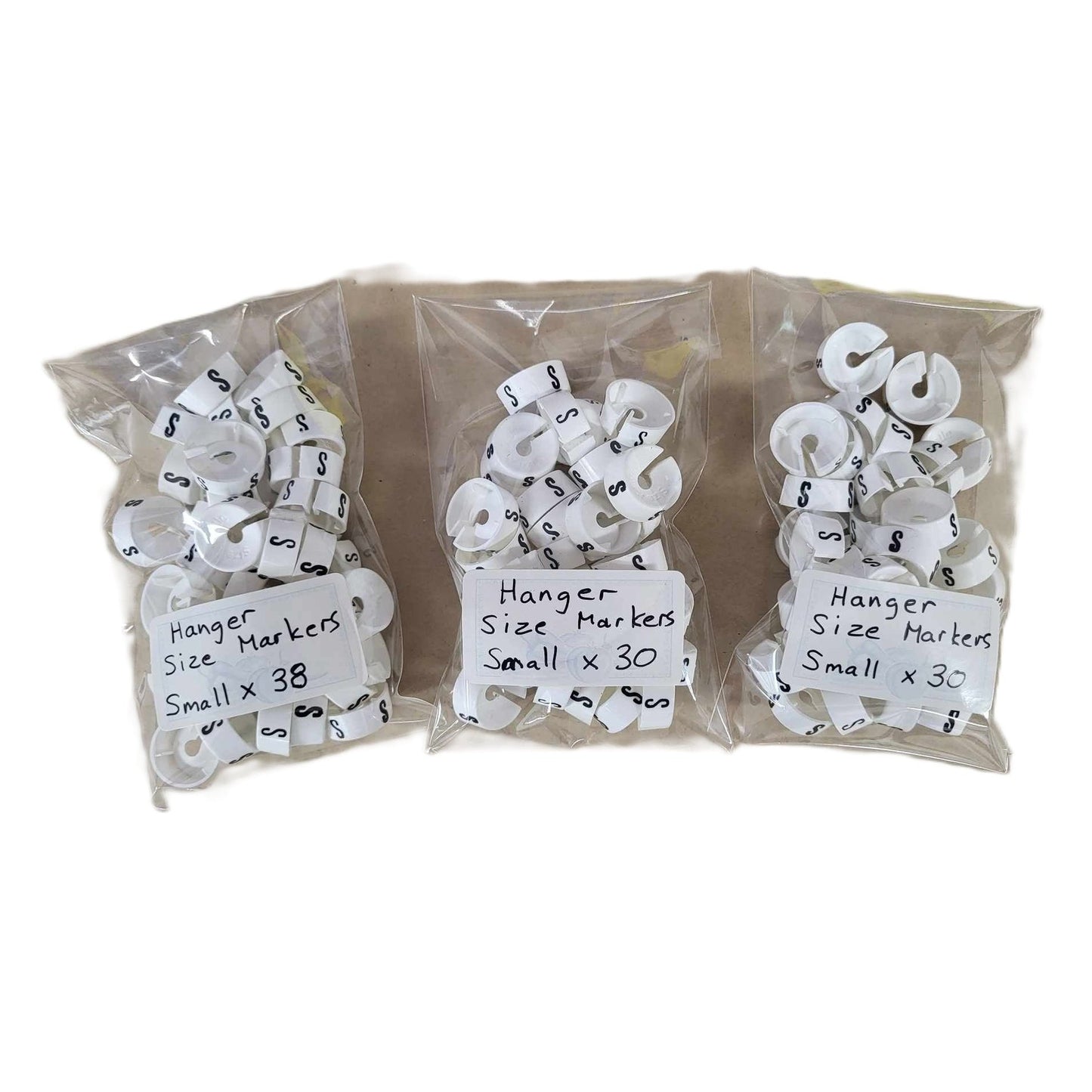 3 bags of hanger size markers 98xS