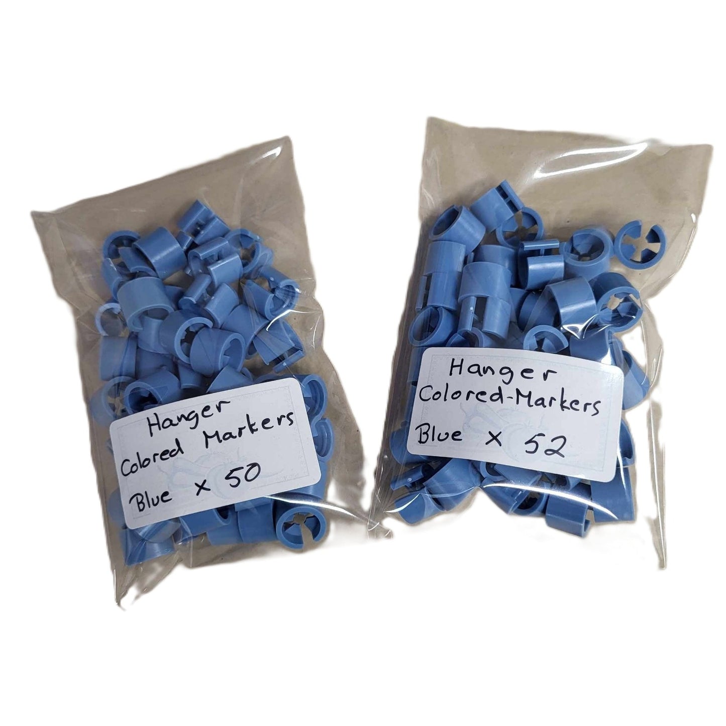 2 bags of hanger size markers 102xblue