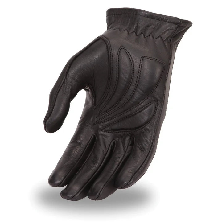 Juno Ladies Leather Zipper Motorcycle Gloves-pic2