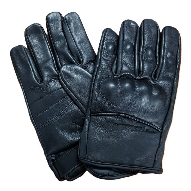 Daytona Classics 100% Leather Hard Knuckle Chase Motorcycle Gloves-pic1