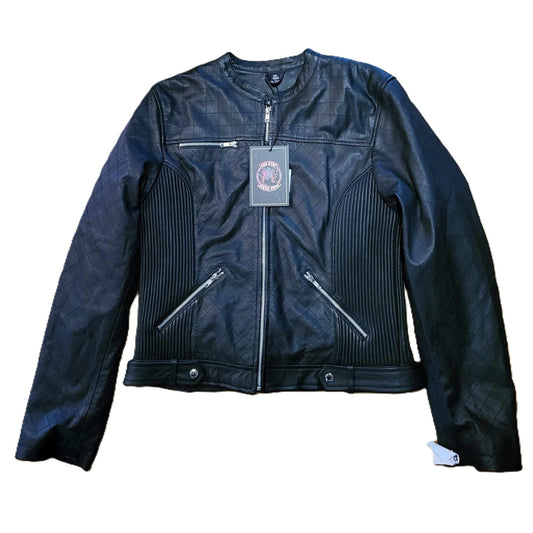 OSBS Ladies Leather Motorcycle Jacket