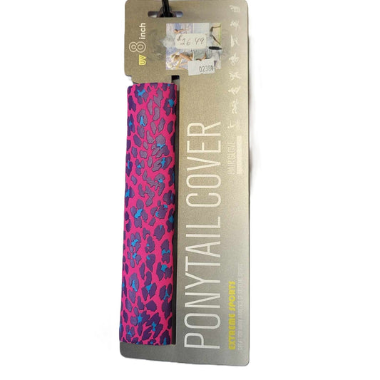 Hair Glove-8" Neoprene Hair Glove Wrap -Fuschia/Cheetah