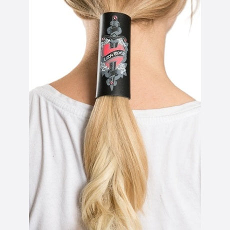 Hair Glove-4" Leather Hair Glove Wrap -Lady Rider