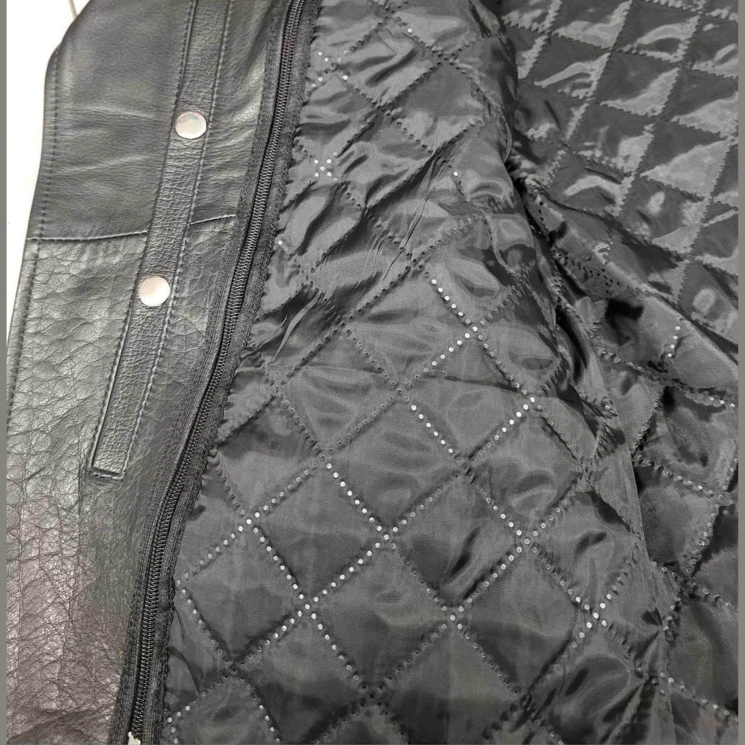 CMC Men's Motorcycle Leather Jacket-Classic