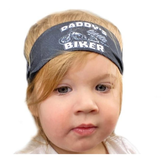Hair Glove Baby Toddler Headbands-Daddy's Little Biker