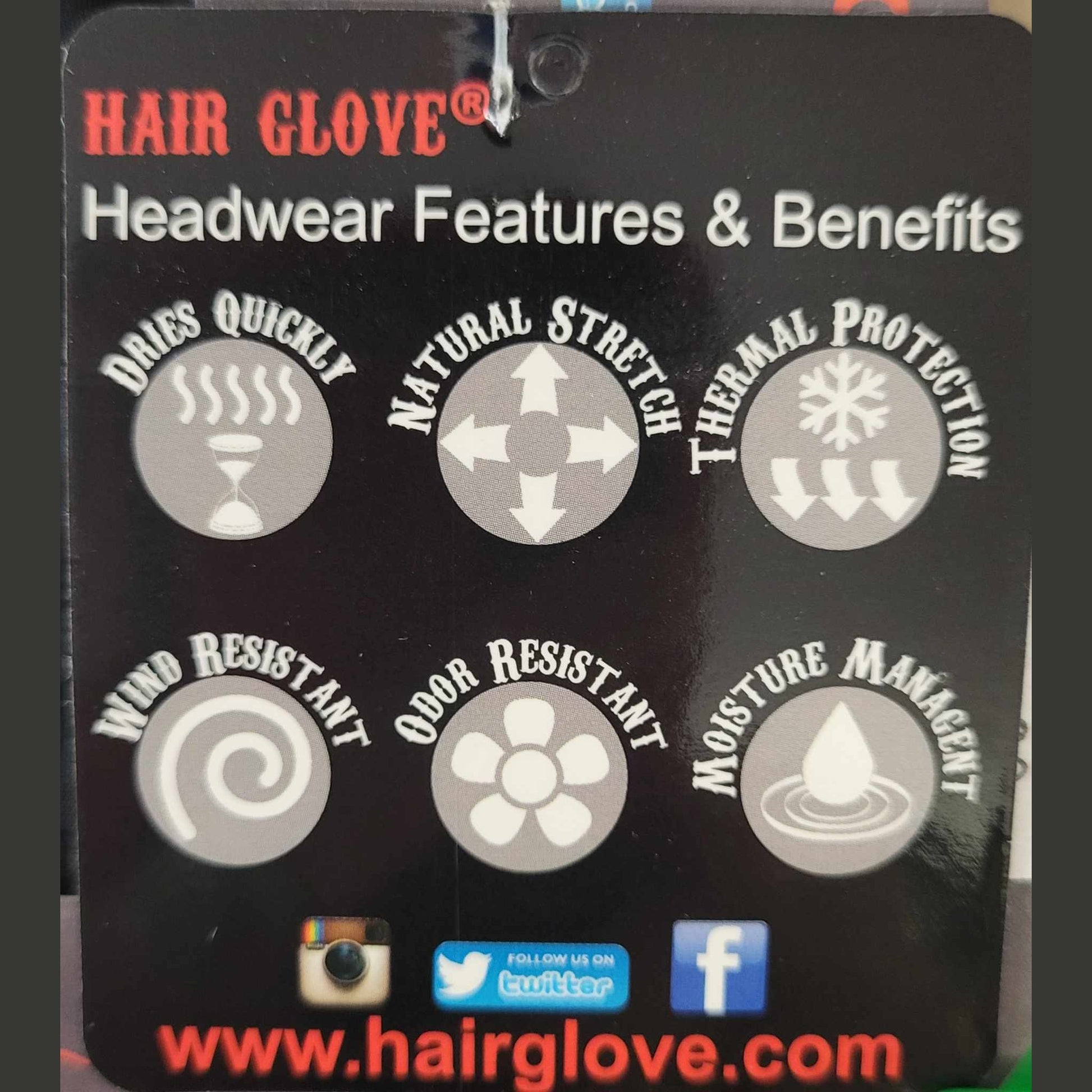 balaclava features and benefits information card