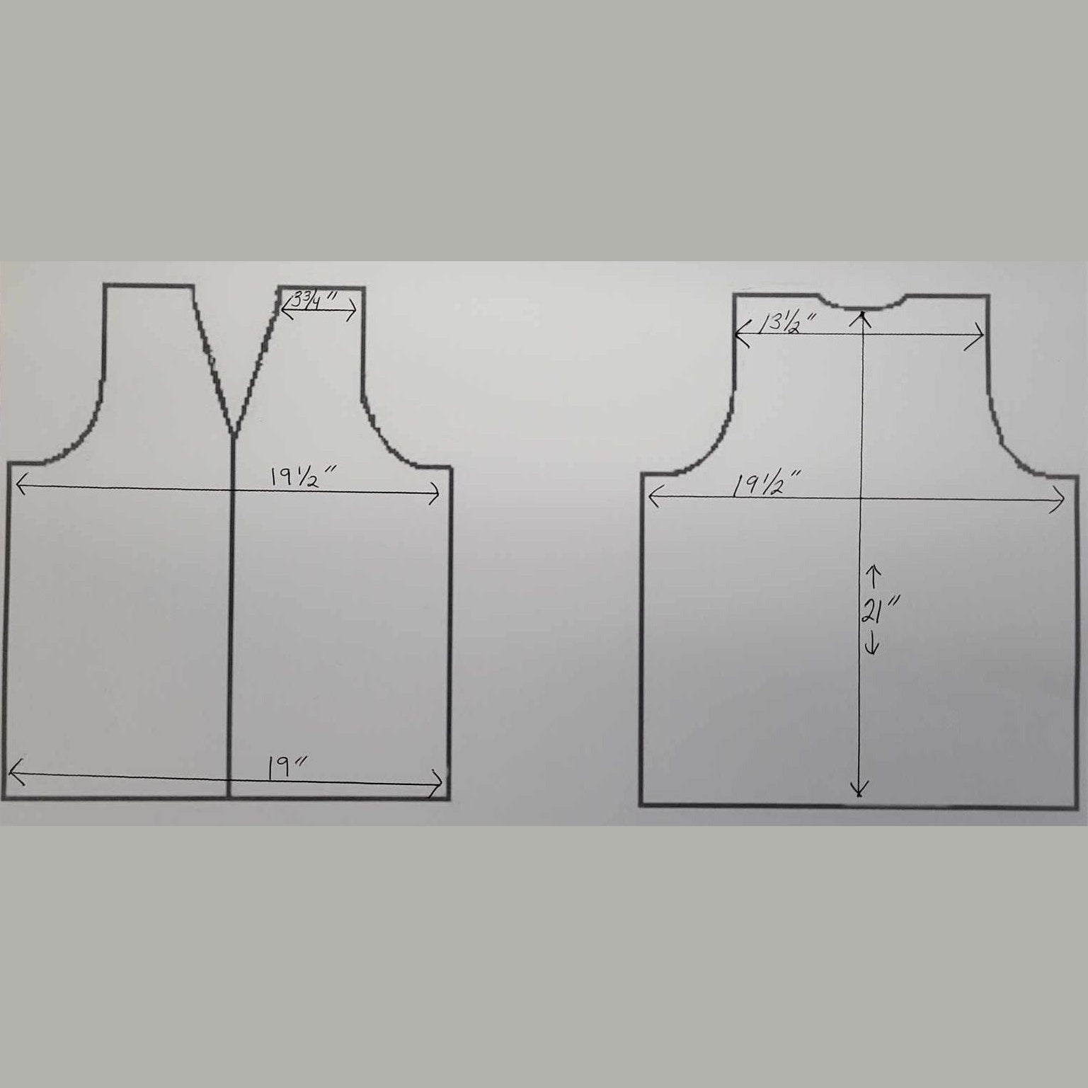 Biker's Club Ladies Plain Motorcycle Vest size chart XL