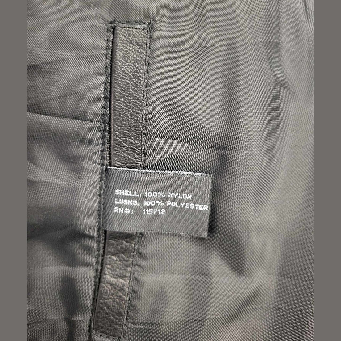 Biker's Club Ladies Plain Motorcycle Vest inside pocket