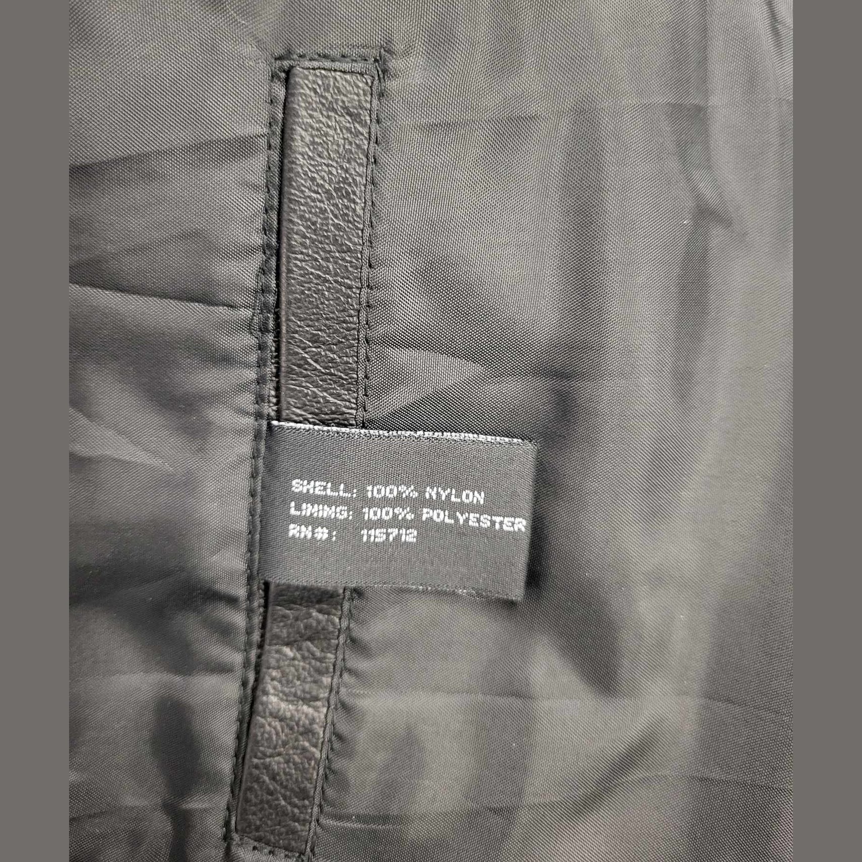 Biker's Club Ladies Plain Motorcycle Vest inside pocket