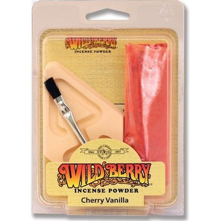 Wild Berry Cherry Vanilla Incense Powder Set w/Burner