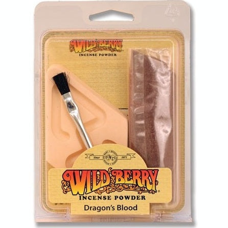Wild Berry Dragon's Blood Incense Powder Set w/Burner
