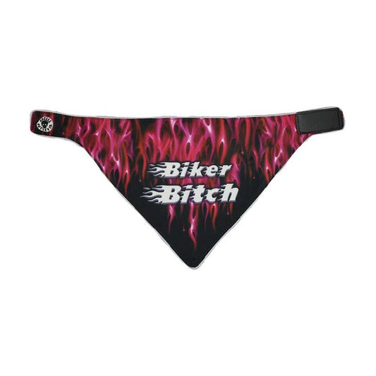 Hair Glove Biker Dog Bandana-Biker Bitch