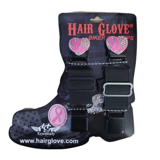 Hair Glove Biker Pant Leg Stirrups-Cancer Awareness