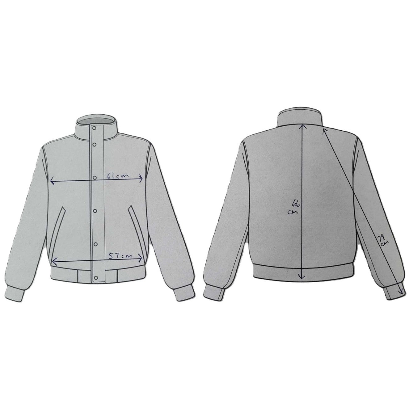 Kevlar Hoodie size chart