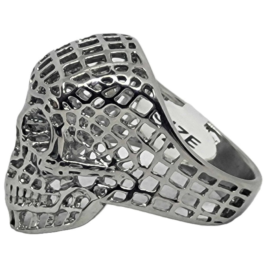 Mesh skull ring