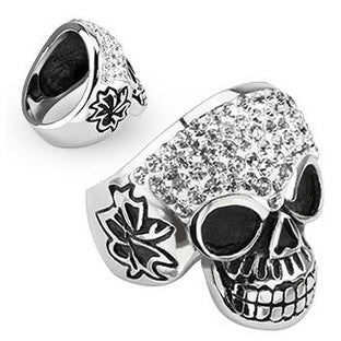 Crystal Skull ring