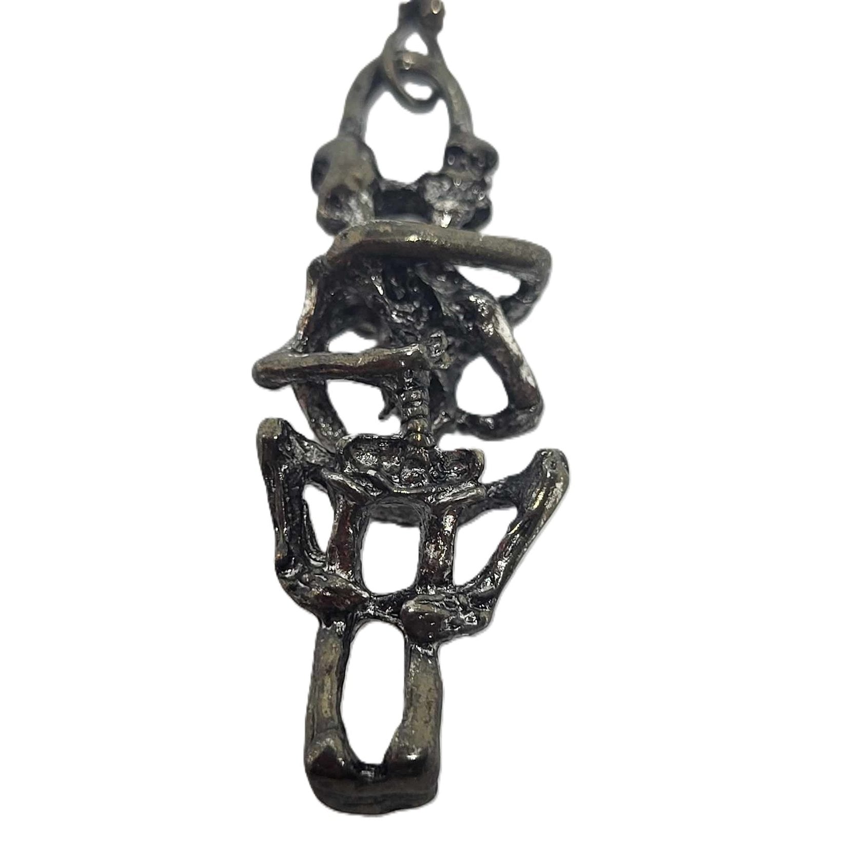 Hyde Creek Finery Screwing Skeletons Pendant/Zipper Pull front view