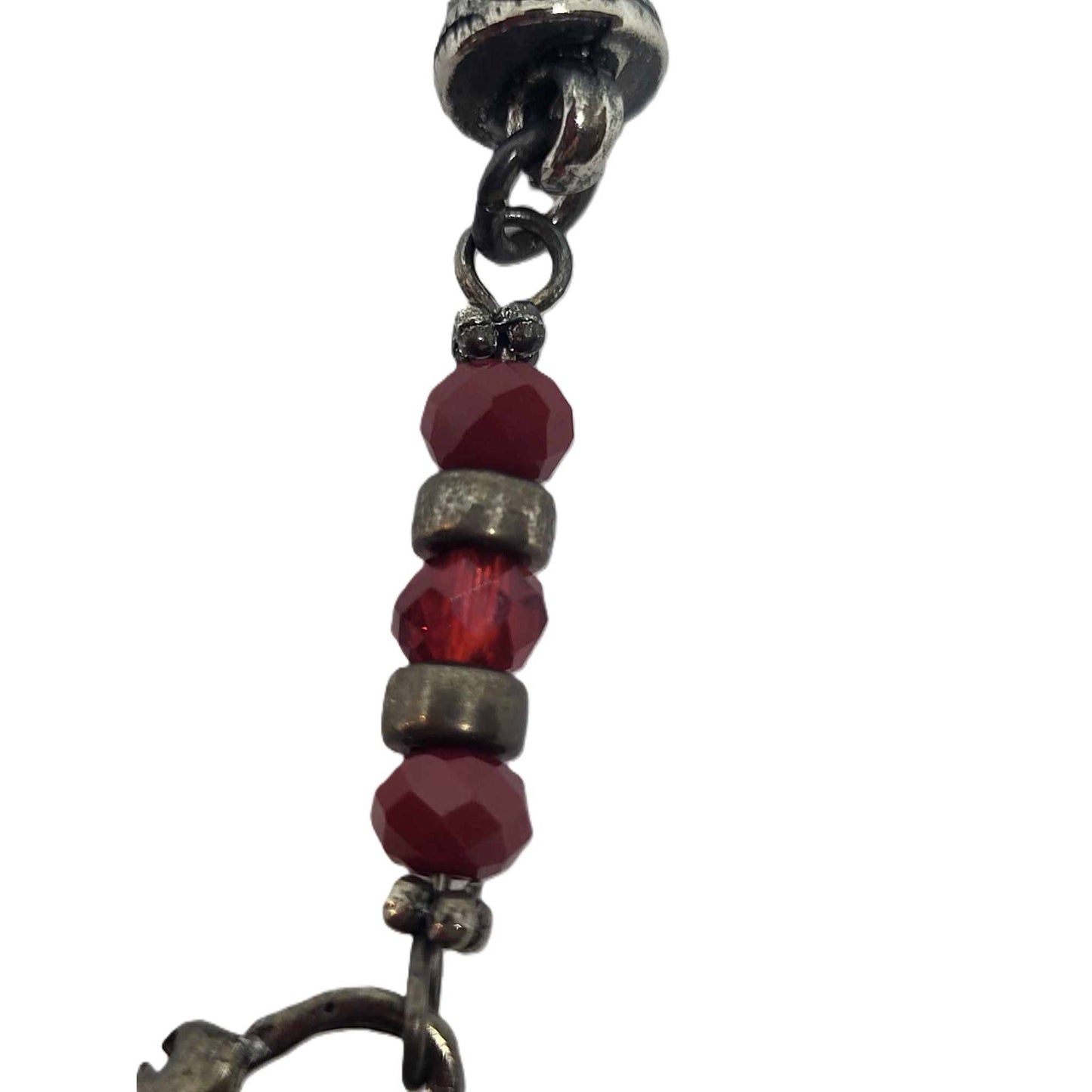 Hyde Creek Finery Screwing Skeletons Pendant/Zipper Pull Crystals