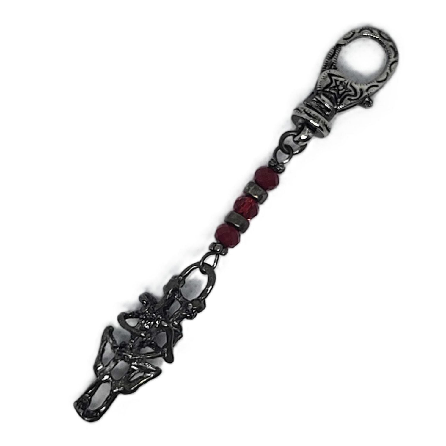 Hyde Creek Finery Screwing Skeletons Pendant/Zipper Pull