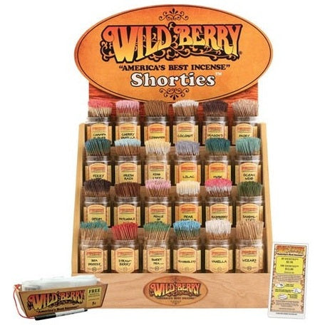 Wild Berry "Shortie" incense 4" sticks