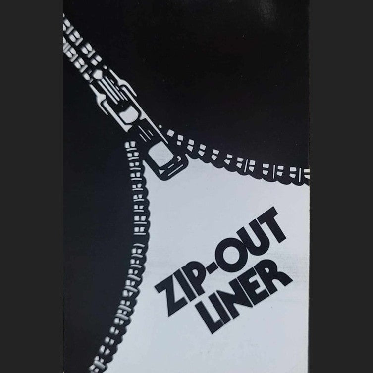 Zip Out Liner tag