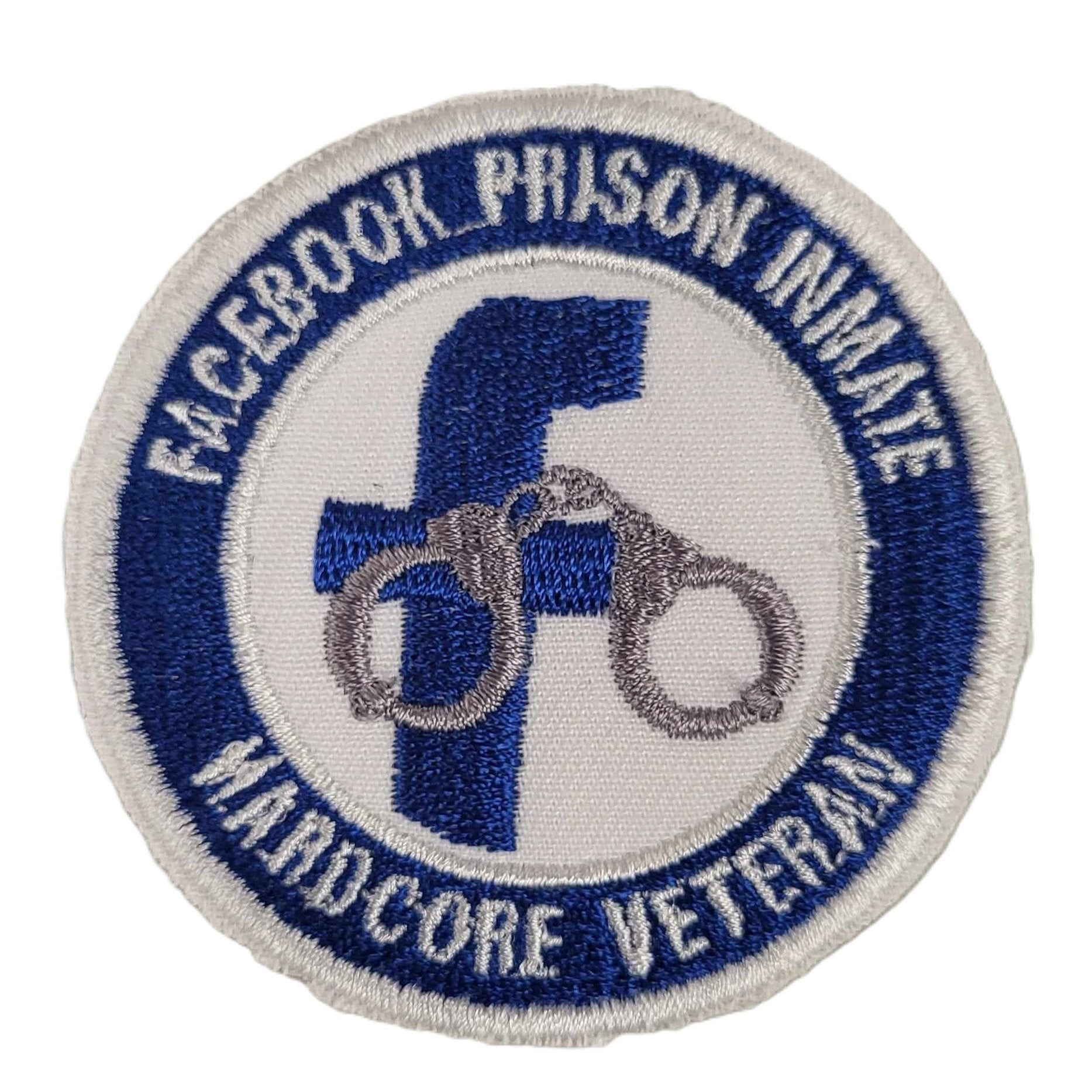 Facebook Prison Inmate Hardcore Veteran embroidered patch
